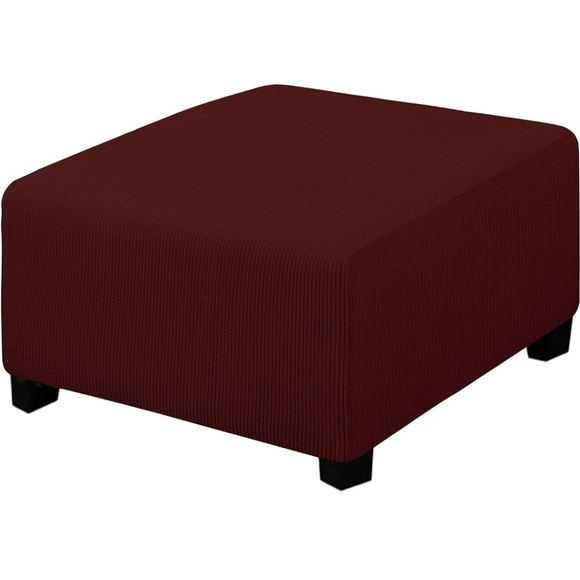 New Easy-Going Stretch Ottoman Cover Folding Storage Stool Furniture Protector. - Picture 1 of 8